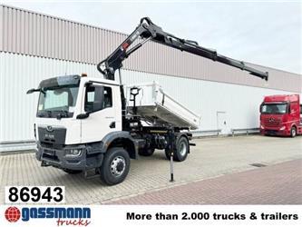 MAN TGM 18.320 4X4 BB CH mit Kran Hiab X-HiDuo