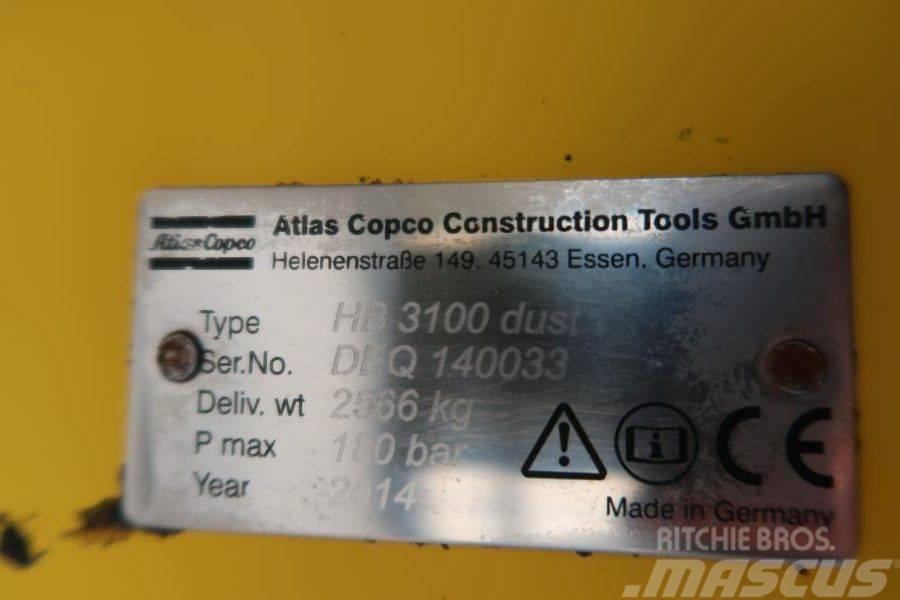 Atlas Copco HB3100 DUST Epiroc Hammers / Breakers