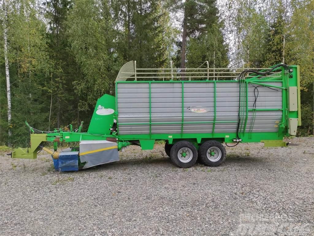  Bonino AB80 TRMI itse lastaava rehuperävaunu Self loading trailers