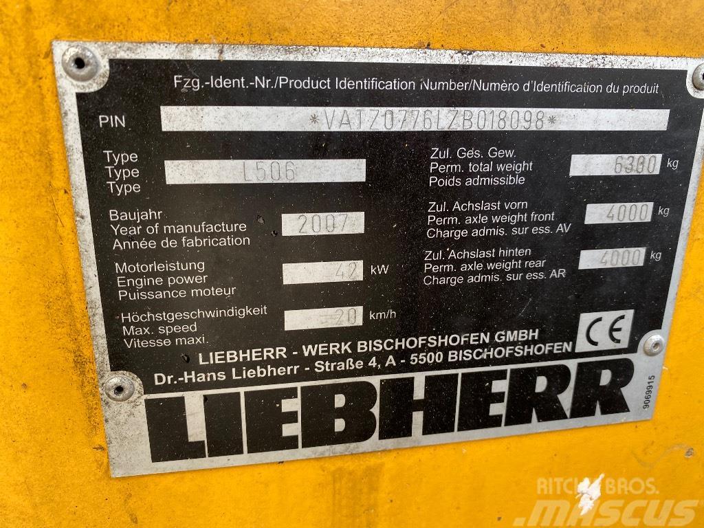 Liebherr 506 Stereo Wheel loaders