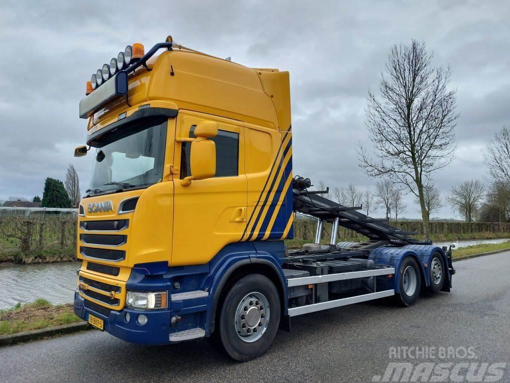 Scania R560 V8 SCANIA R560 Full air | retarder | Streamli Hook lift trucks