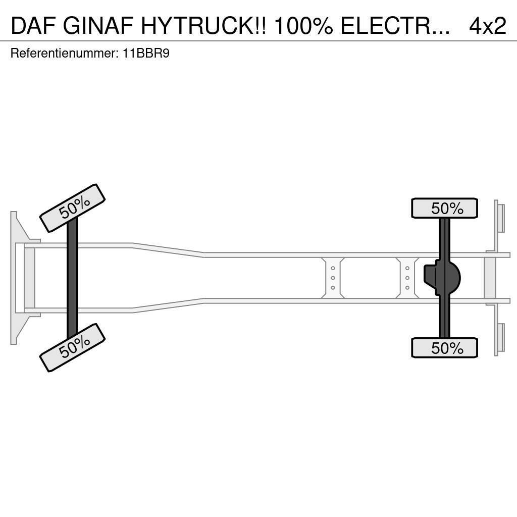 DAF GINAF HYTRUCK!! 100% ELECTRIC!! ZERO EMISSION!!!68 Box body trucks