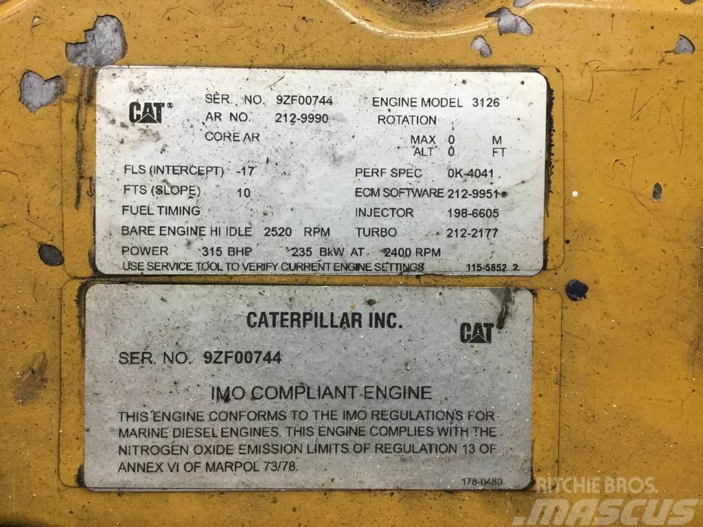 CAT 3126B MARINE 9ZF-2129990 USED Engines