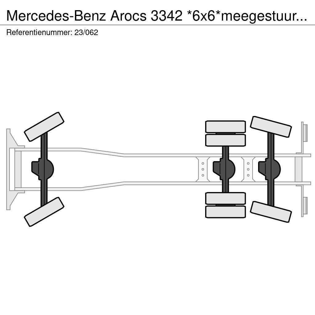 Mercedes-Benz Arocs 3342 *6x6*meegestuurd as*2zijdige kipper*Air Tipper trucks