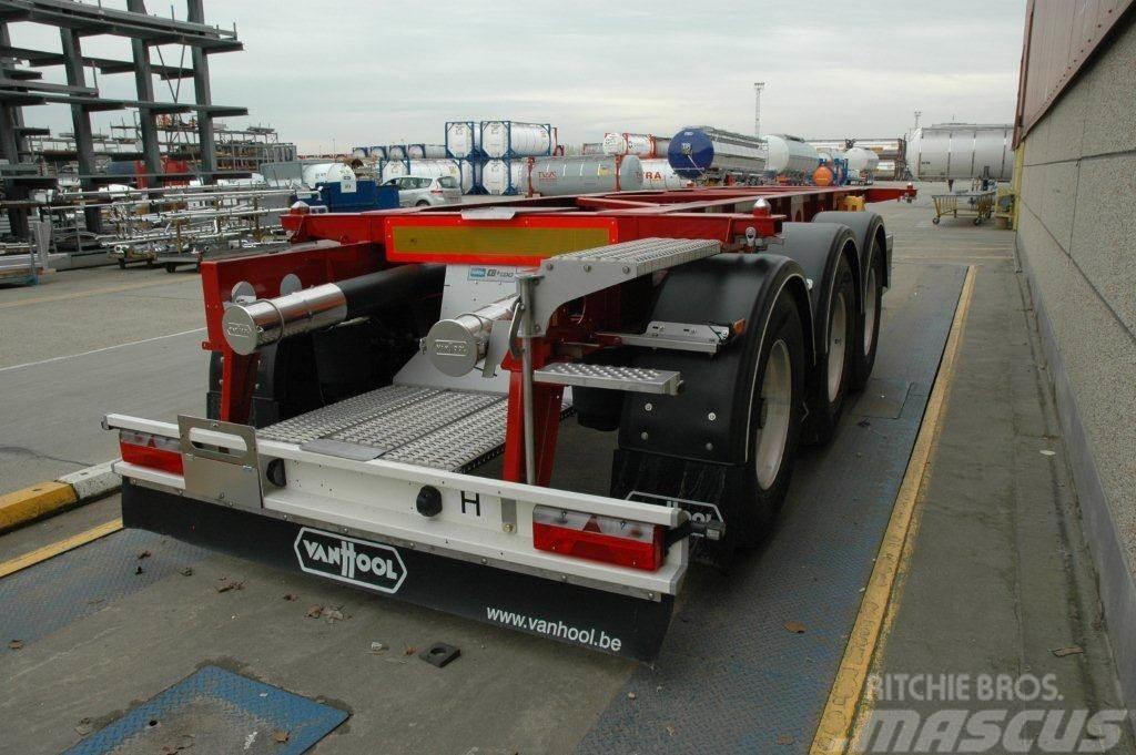 Van Hool 20" Tankchassis 3100 kg Containerframe semi-trailers