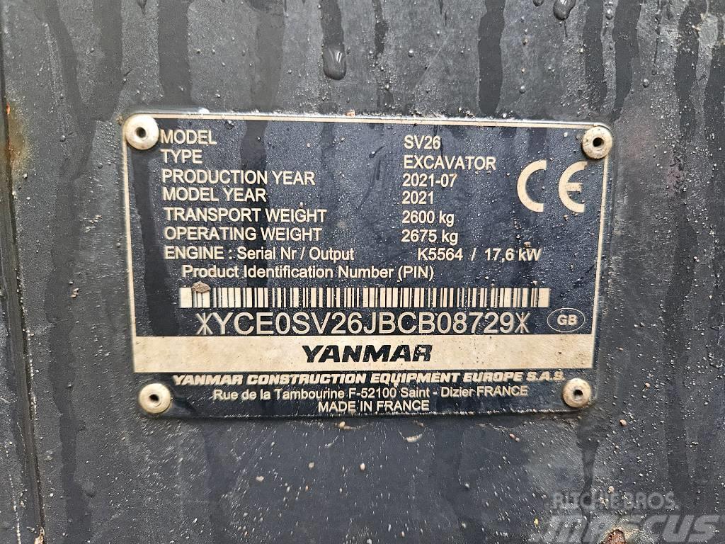 Yanmar SV 26 Mini excavators < 7t (Mini diggers)