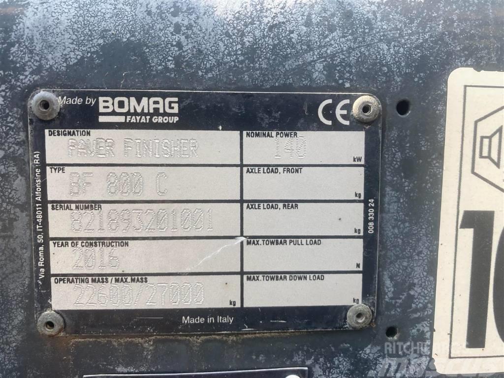 Bomag BF 800 C S600 Flex NON-CE Asphalt pavers