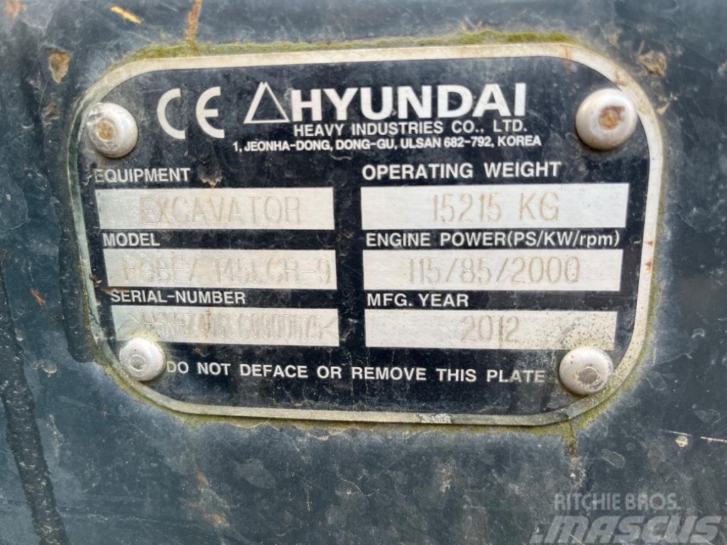 Hyundai Robex 145 LCR-9 Crawler excavators