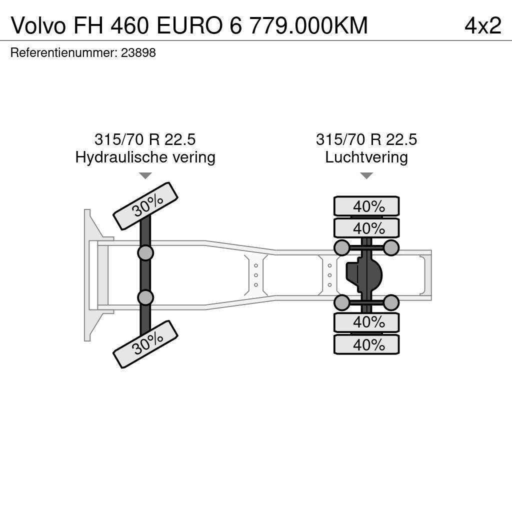 Volvo FH 460 EURO 6 779.000KM Tractor Units