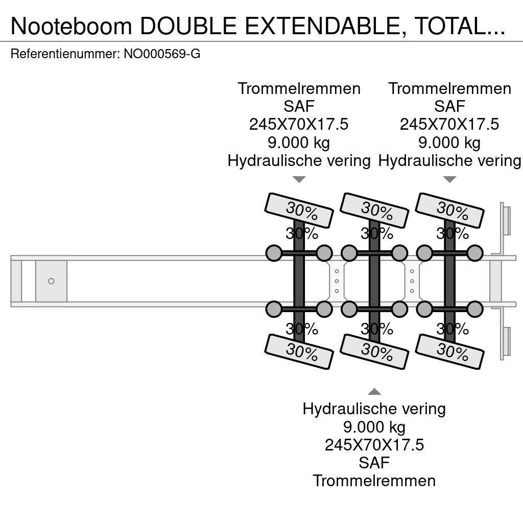 Nooteboom DOUBLE EXTENDABLE, TOTAL 26.53 METERS Low loader-semi-trailers