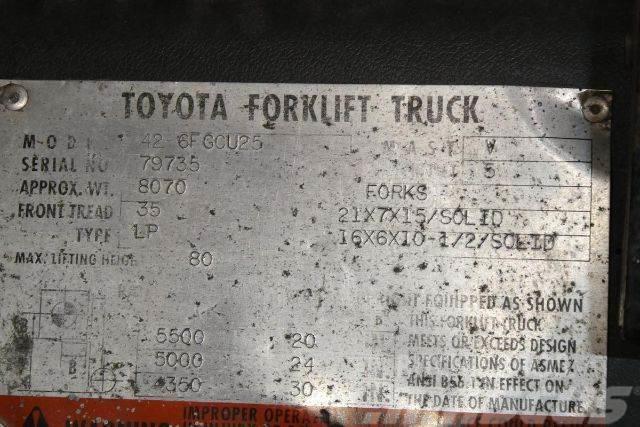 Toyota 426FGCU25 Forklift trucks - others