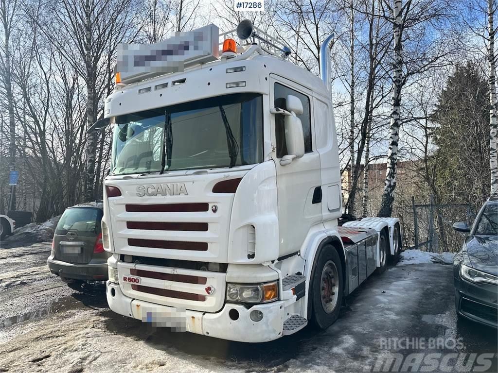 Scania R500 6x2 Truck w/ exhaust pipe. Tractor Units