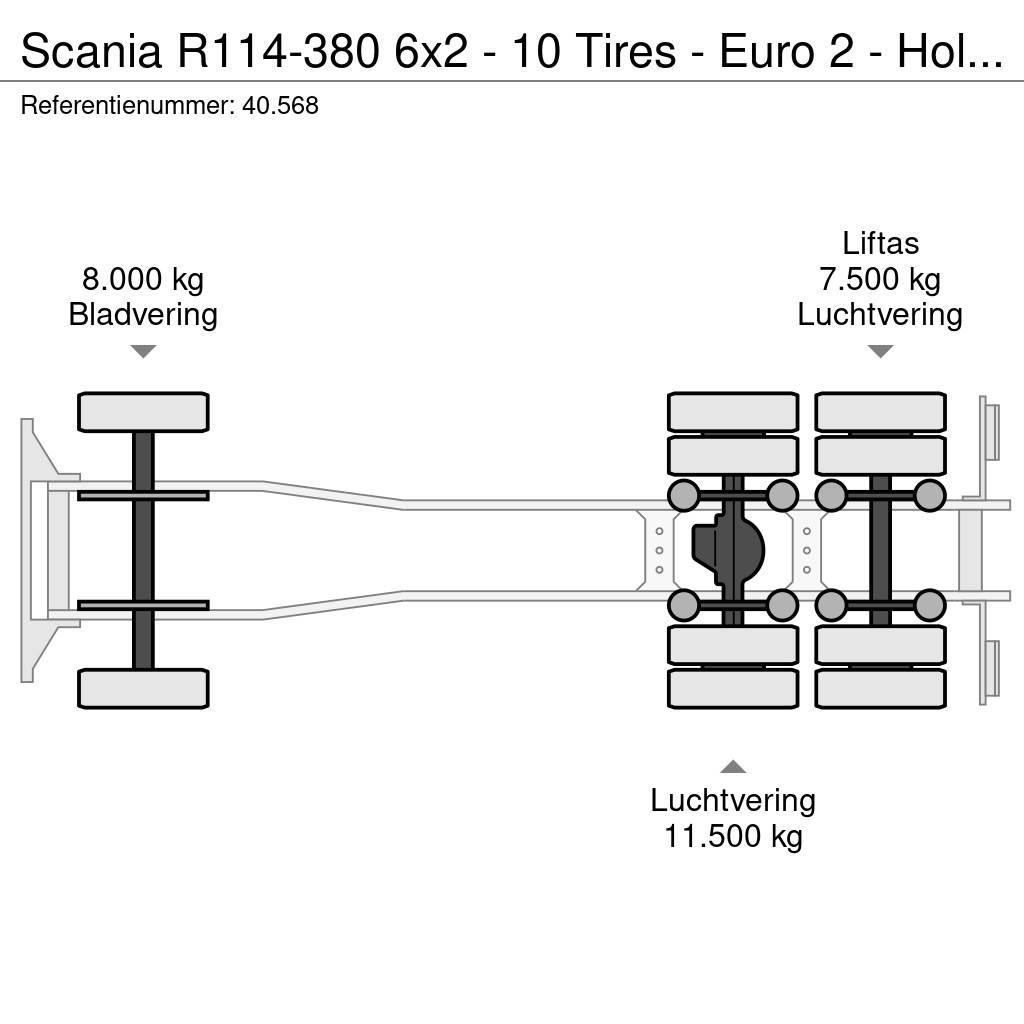 Scania R114-380 6x2 - 10 Tires - Euro 2 - Holland truck - Hook lift trucks