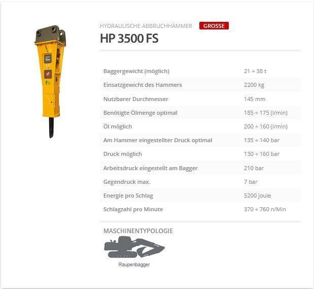 Indeco HP 3500 FS Hammers / Breakers