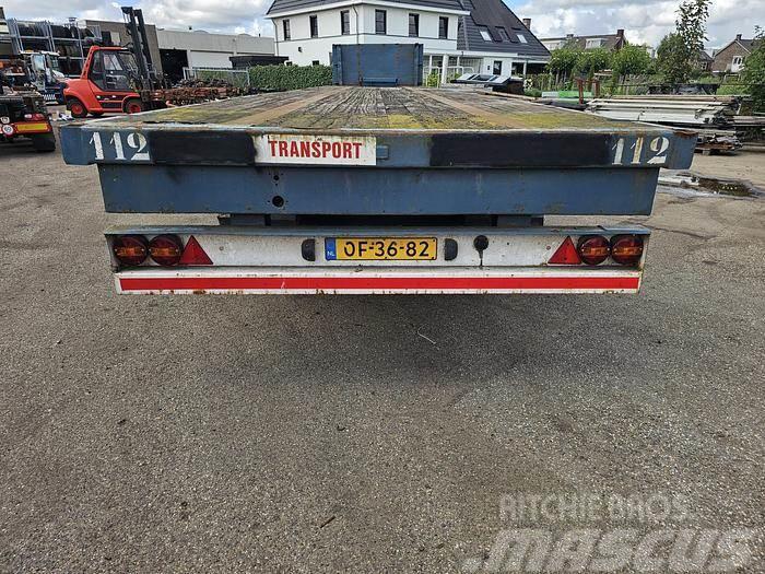 Groenewegen | heavy duty | 13.6 mtr | steel suspension | excel Flatbed/Dropside semi-trailers
