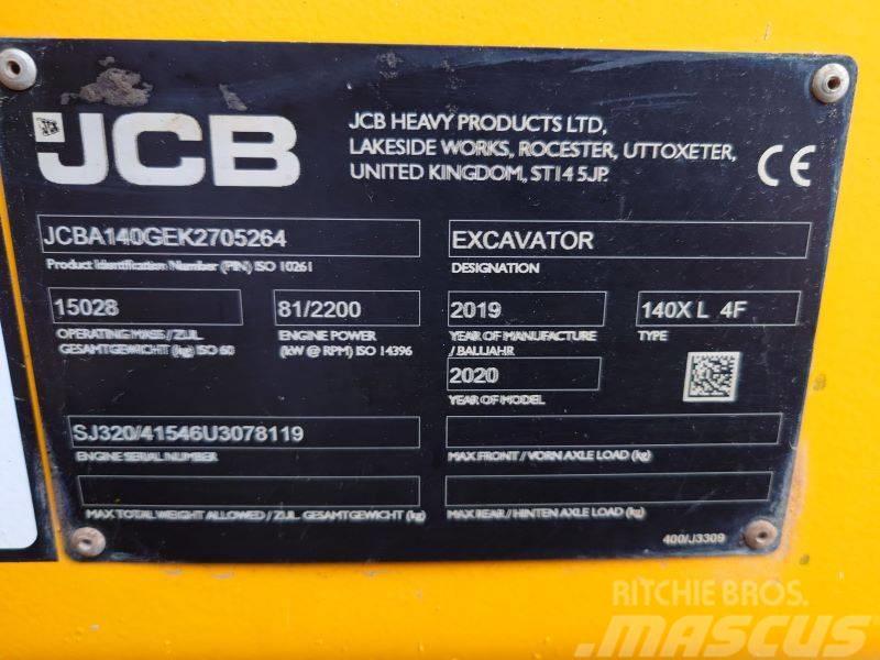 JCB 140X LC Crawler excavators