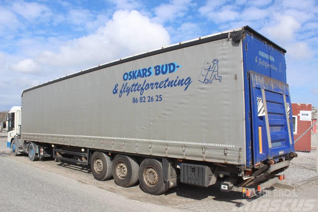 Schmitz Cargobull 3 akslet gardin trailer med lift - skyde/hævetag Curtainsider semi-trailers