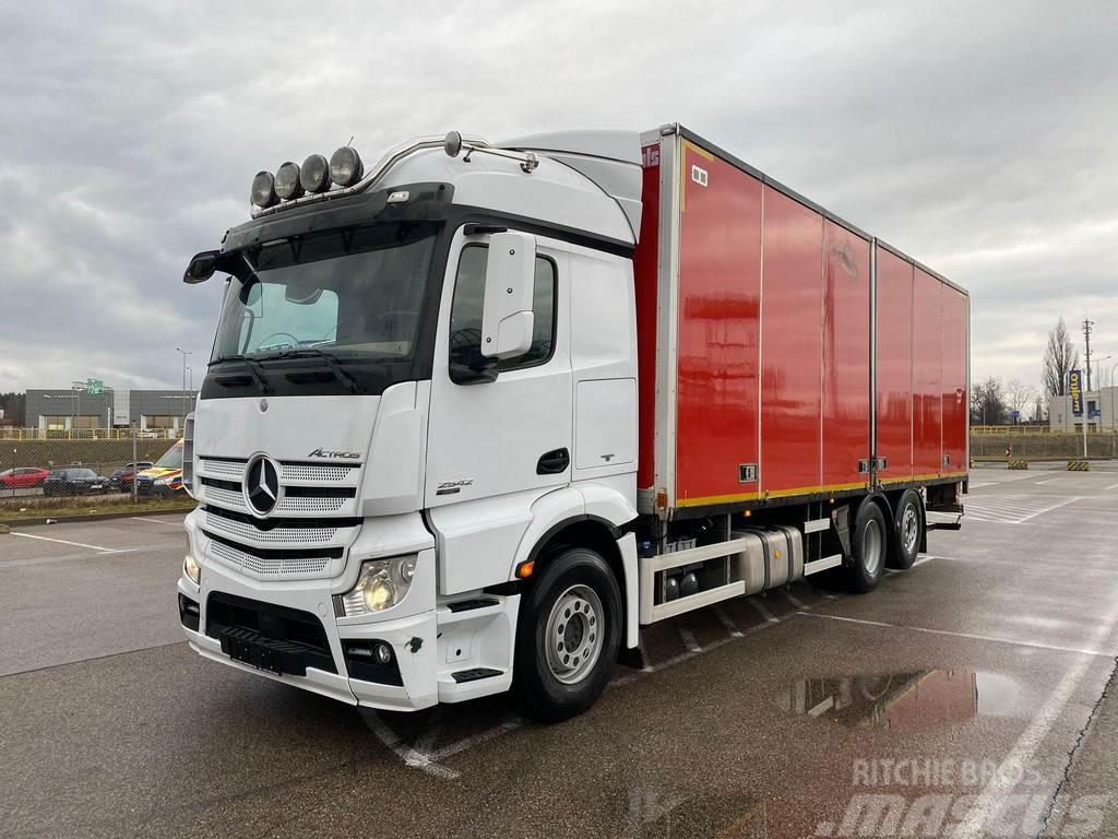 Mercedes-Benz Actros 2542 6x2*4 + SIDE OPENING 2X Box body trucks