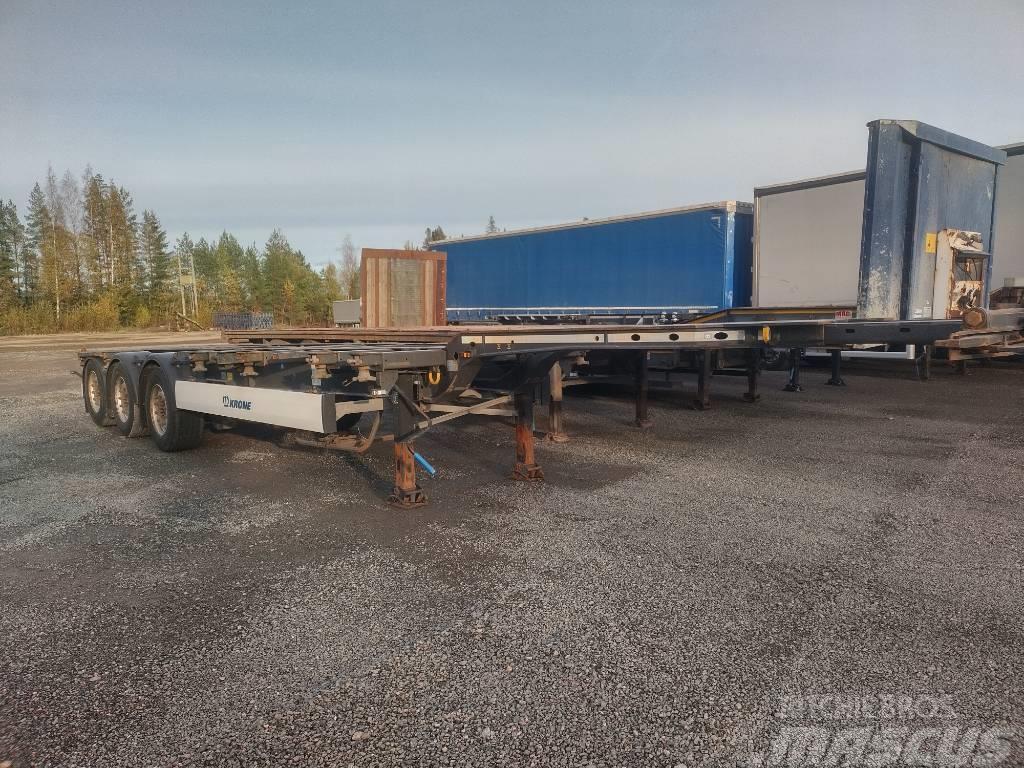Krone Hanhenkaula, jatkokeula ja perä Containerframe semi-trailers