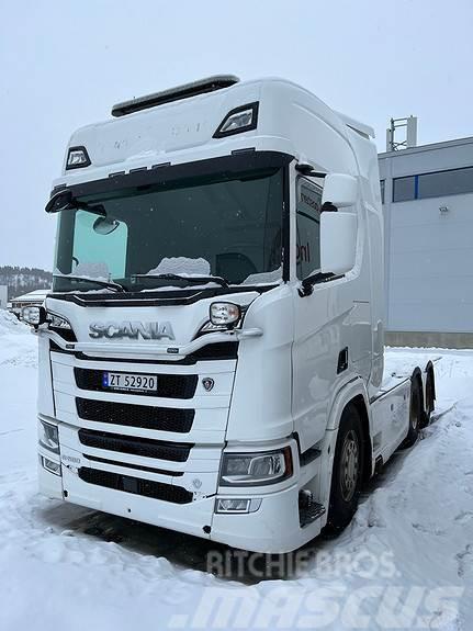 Scania R580 6X4 Hydraulikk, brøytefeste/uttak for spreder Tractor Units