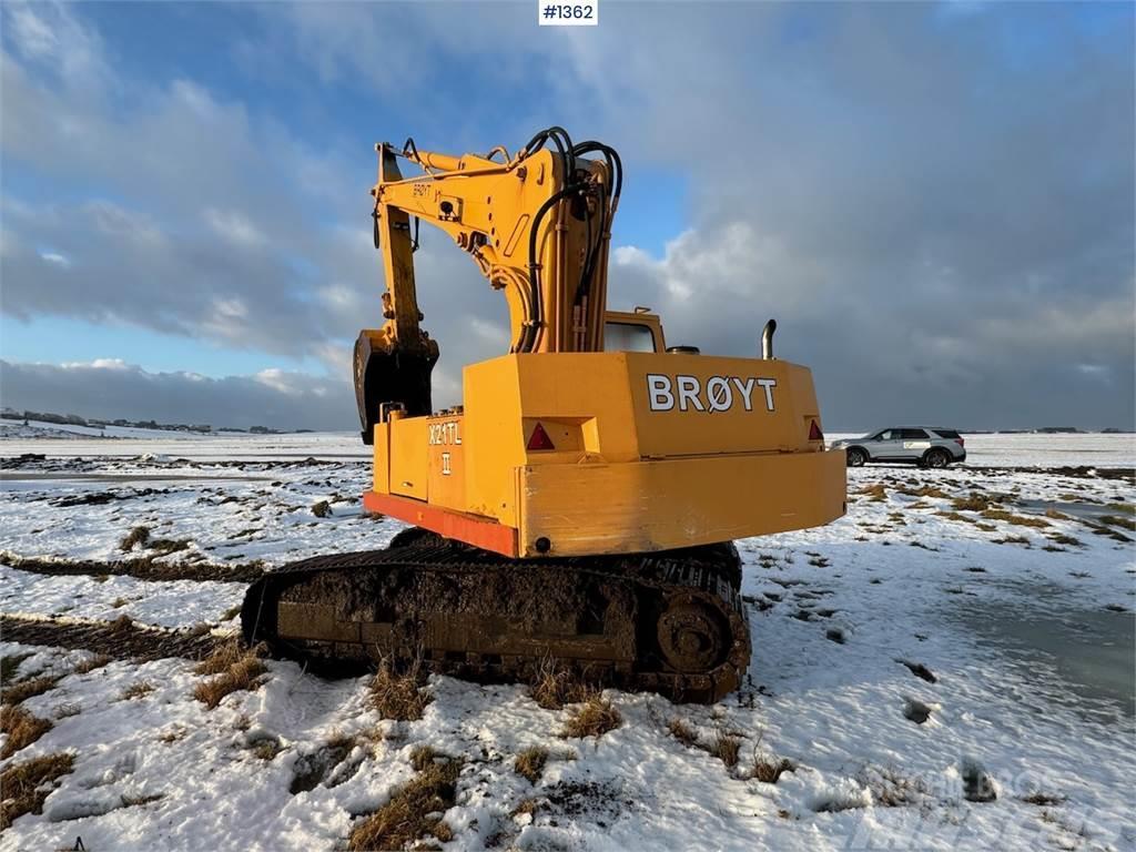 Brøyt X21 TL II Crawler excavators