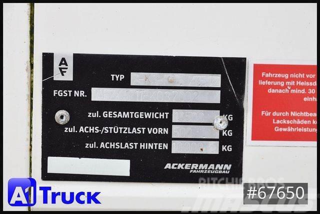 Ackermann 1 Achs Koffer+ Schiebeplane 3100mm innen Box body trailers