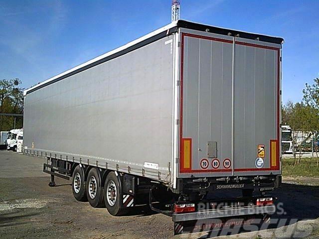 Schwarzmüller SPA3/E Gradienen+Lift Achse, Curtainsider semi-trailers