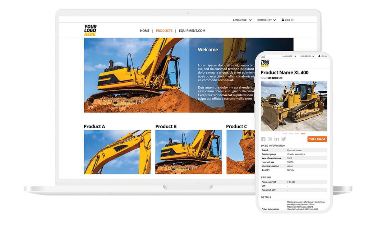 Webshop met uw branding