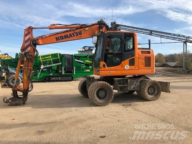 Komatsu PW148-10 Wielgraafmachines