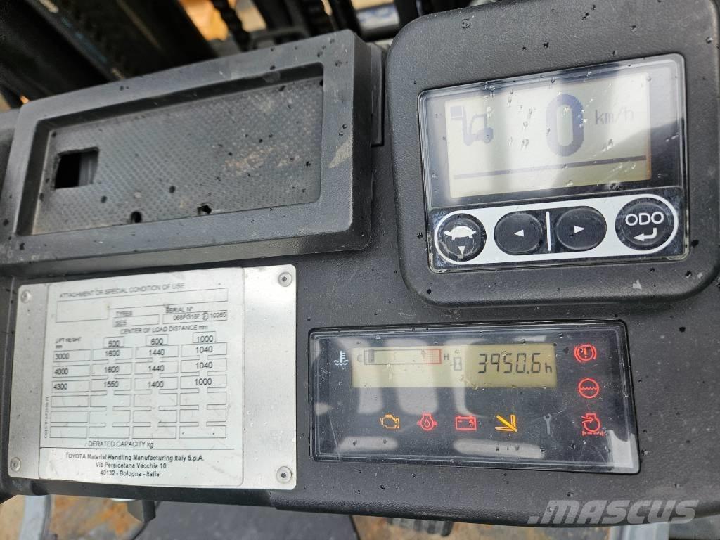 Toyota 8FGF18F LPG heftrucks