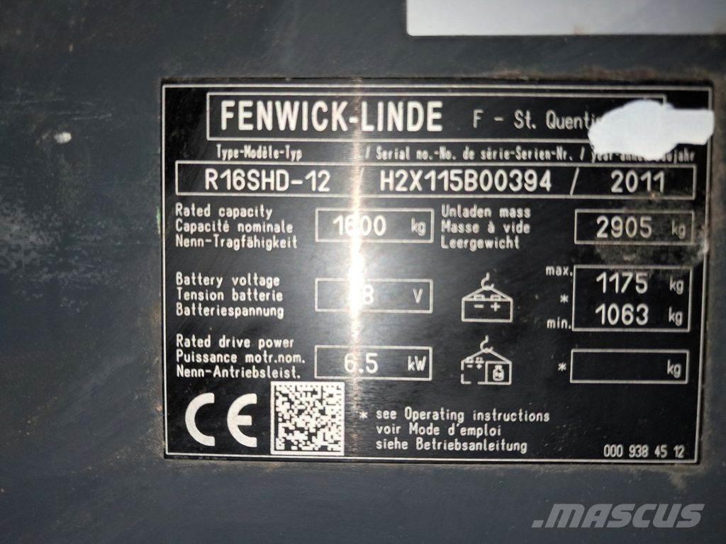 Linde R16SHD-12 Reachtruck voor hoog niveau