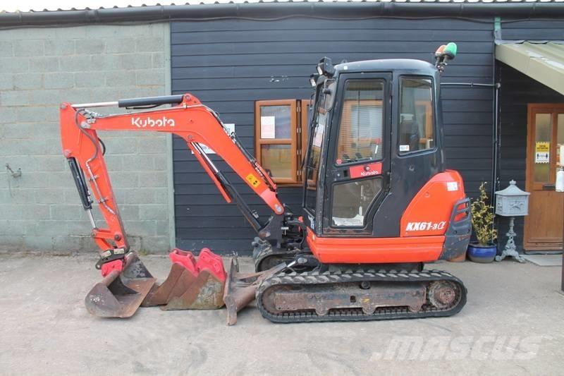 Kubota KX 61-3 Minigraafmachines < 7t