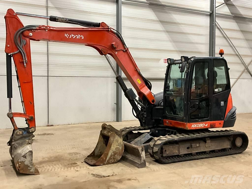 Kubota KX 080-4 Midigraafmachines 7t - 12t