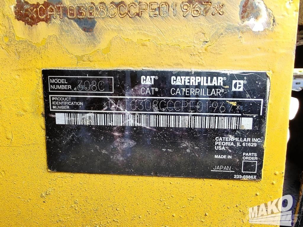 CAT 308 C Rupsgraafmachines