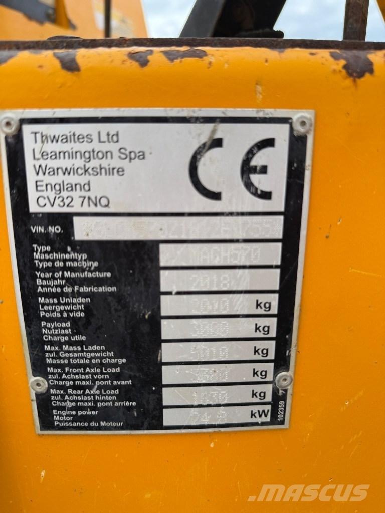Thwaites 3 ton Mini Dumpers