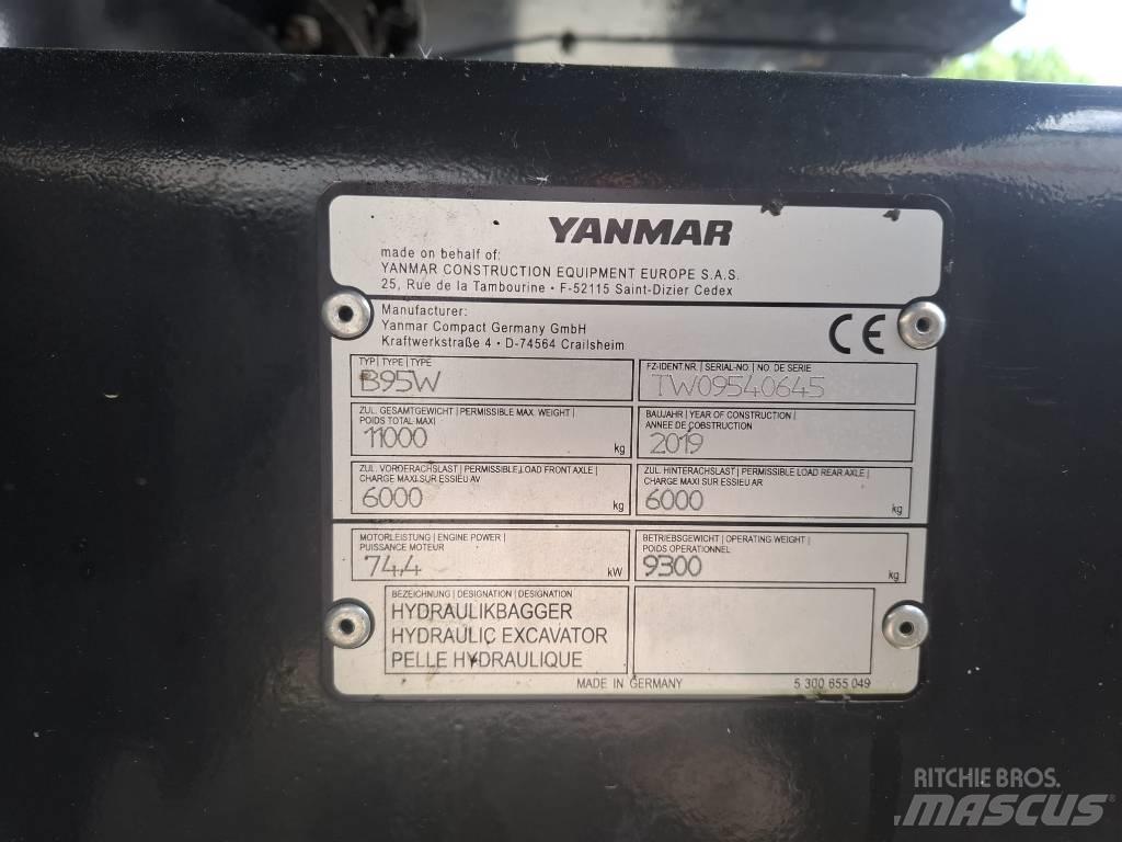 Yanmar B 95 W Wielgraafmachines