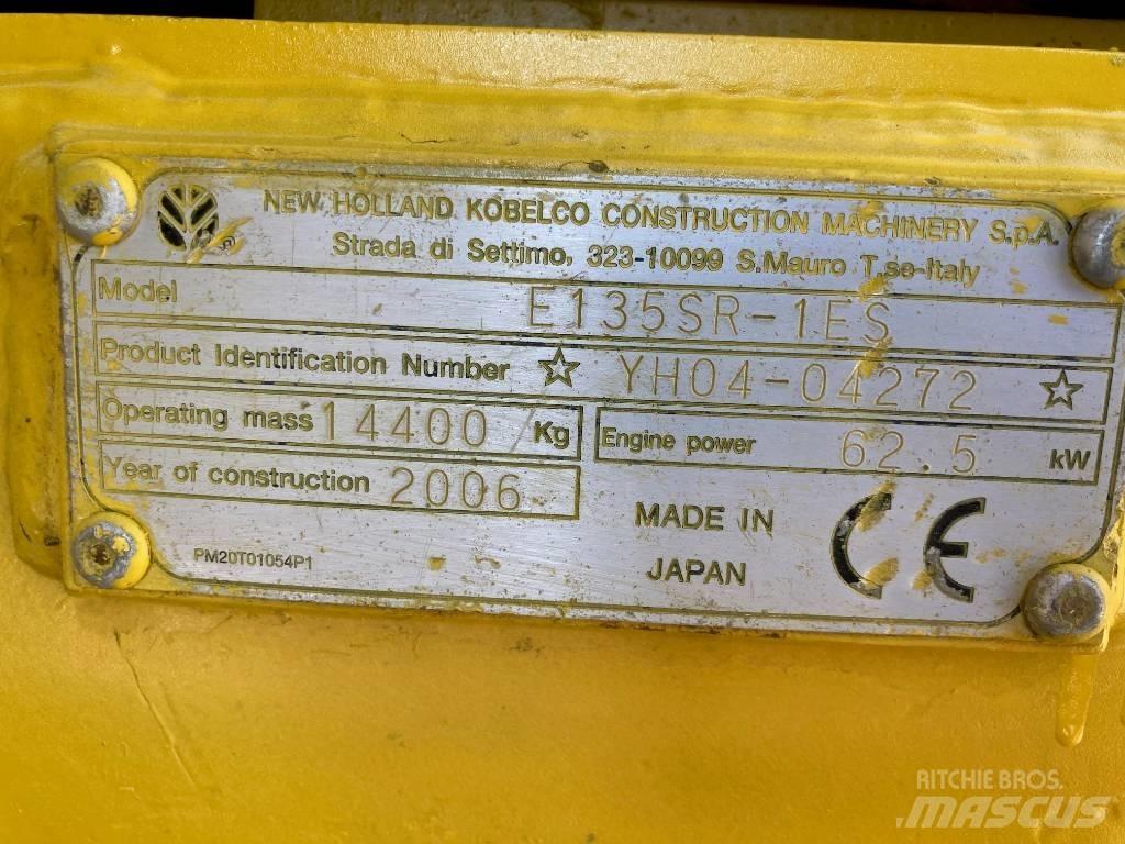 New Holland E 135 SR Midigraafmachines 7t - 12t