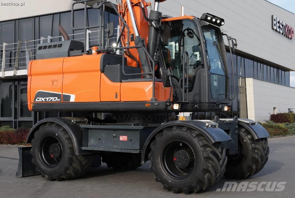 Doosan DX170W-5 Wielgraafmachines