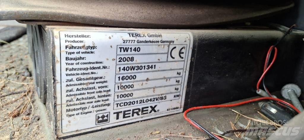 Terex TW 140 Wielgraafmachines