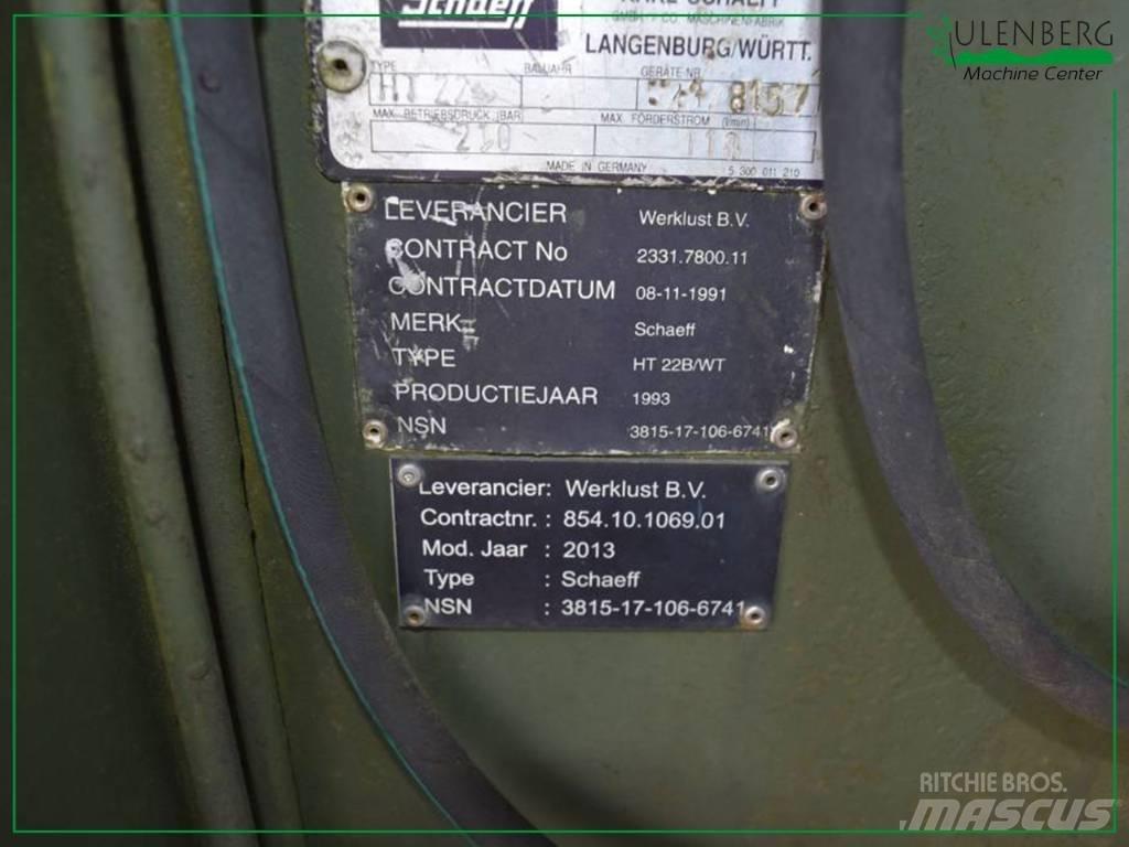 Schaeff HT22B/WT Speciale Graafmachines