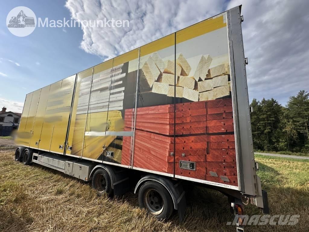 Närko D4ZW13L62 Gesloten opbouw trailers