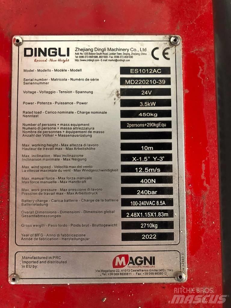 Magni ES 1012 AC Schaarhoogwerkers