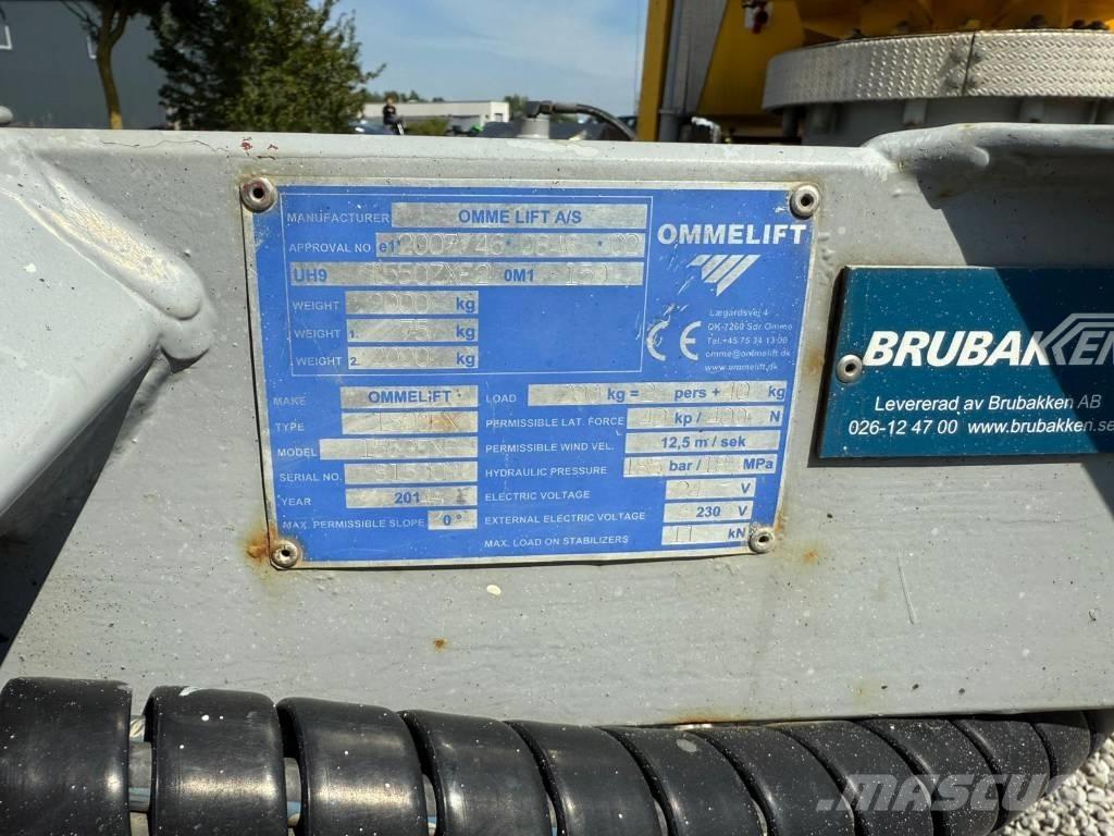 Omme 1550EXB Aanhanger hoogwerkers