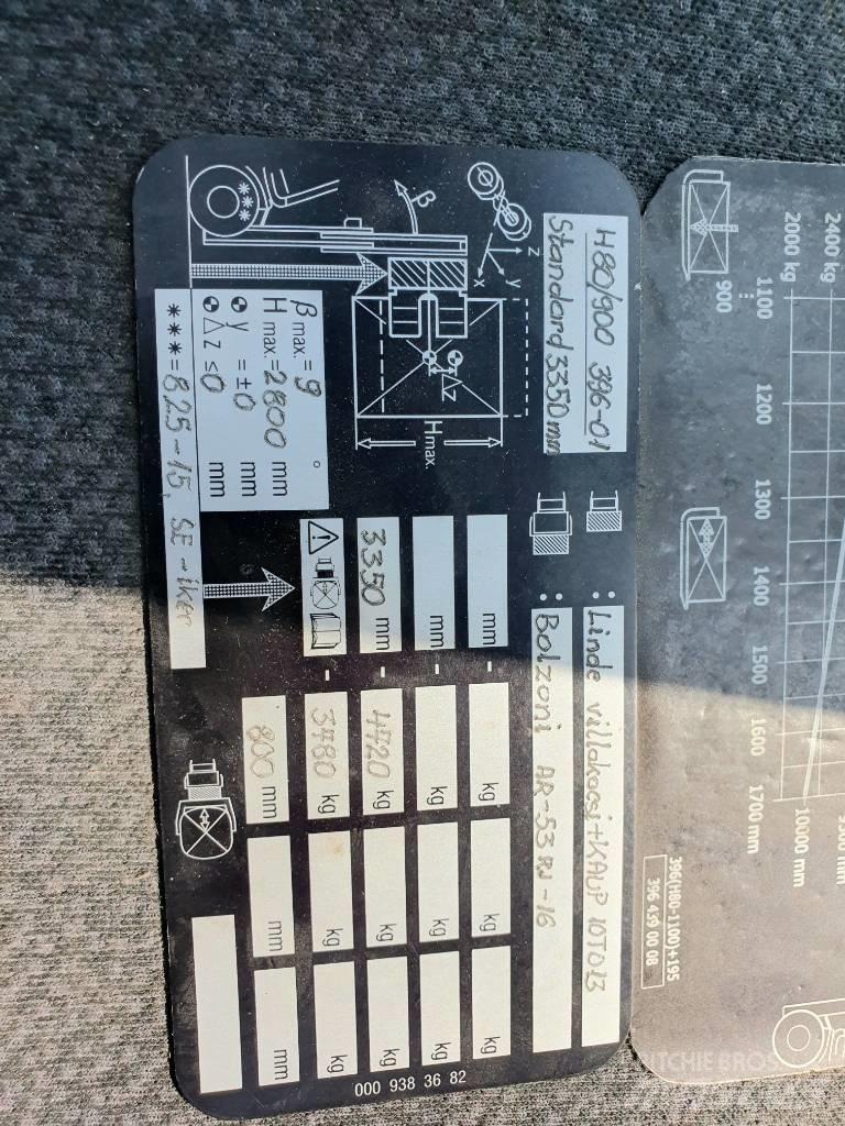 Linde H 80 Diesel heftrucks