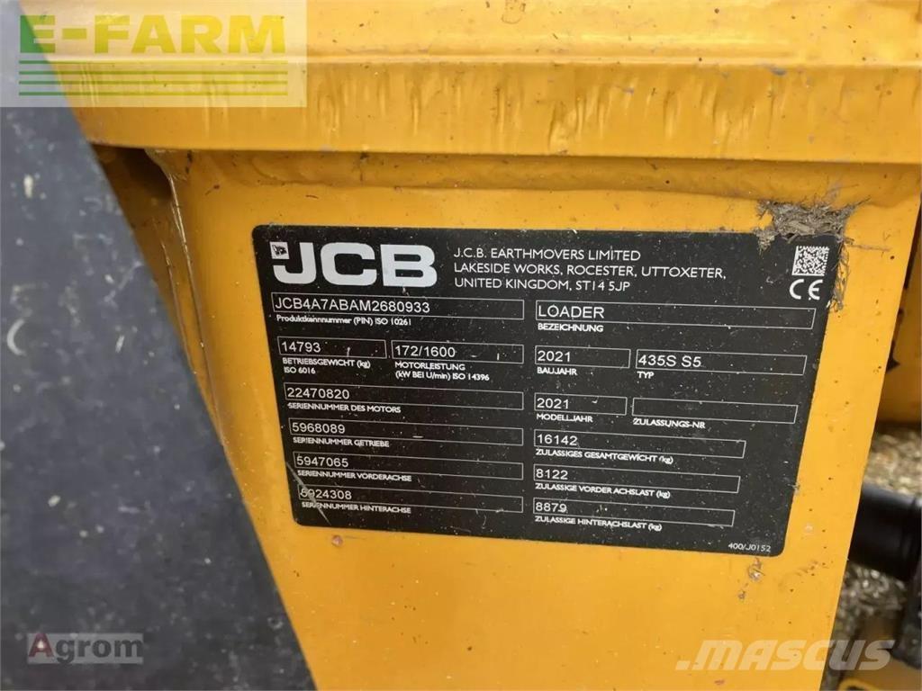 JCB 435 s agri Minigraafmachines < 7t