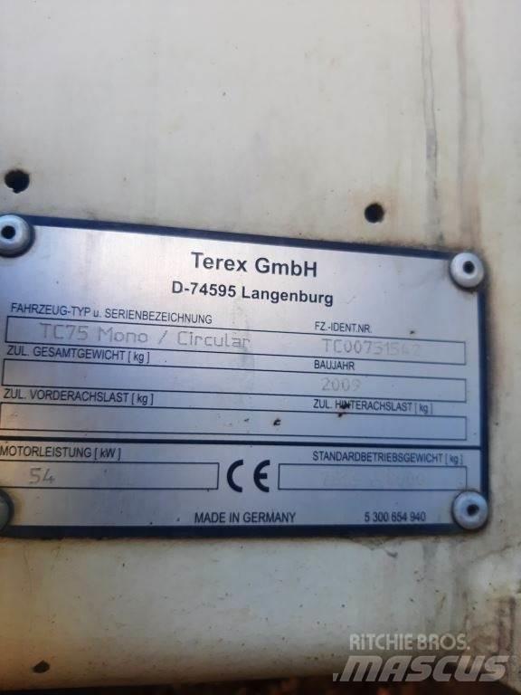 Terex TC75 Minigraafmachines < 7t