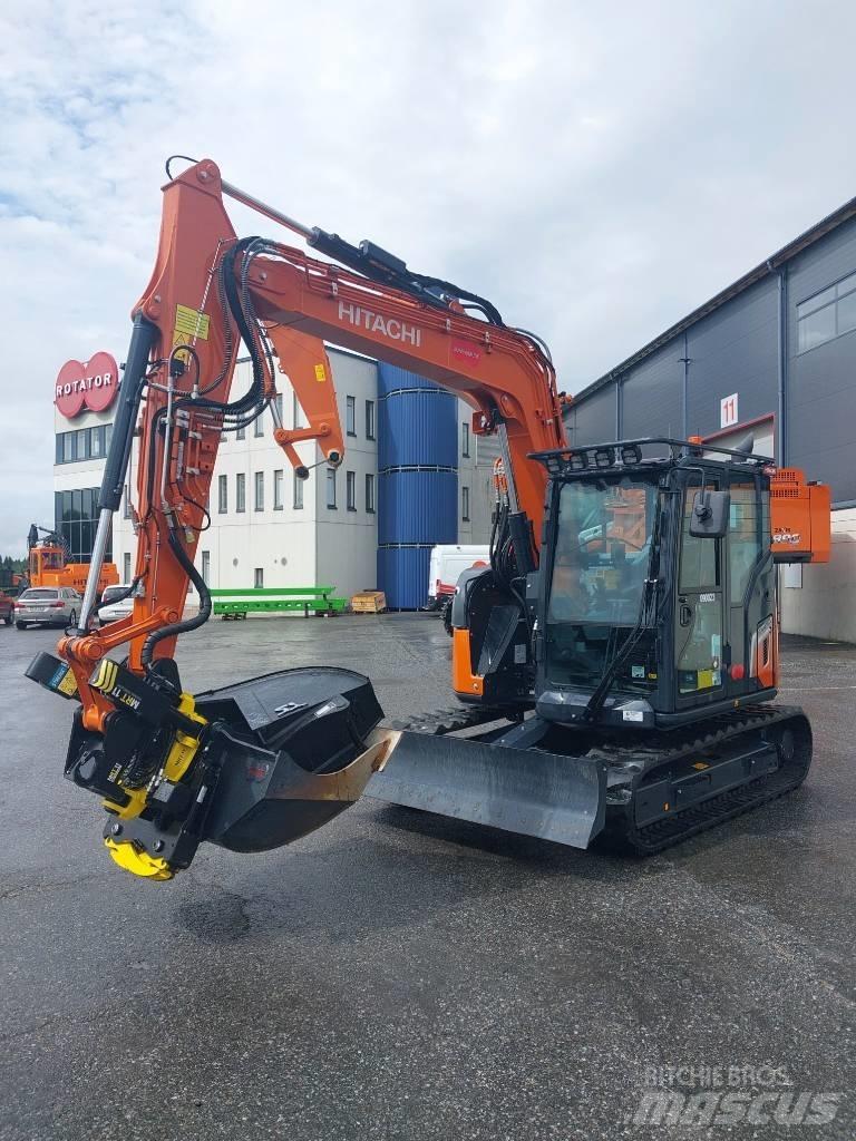 Hitachi ZX 95 US-7 Midigraafmachines 7t - 12t