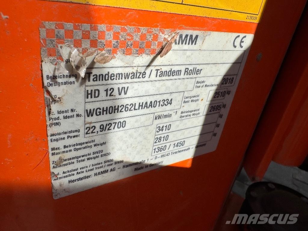 Hamm HD 12 VV Duowalsen