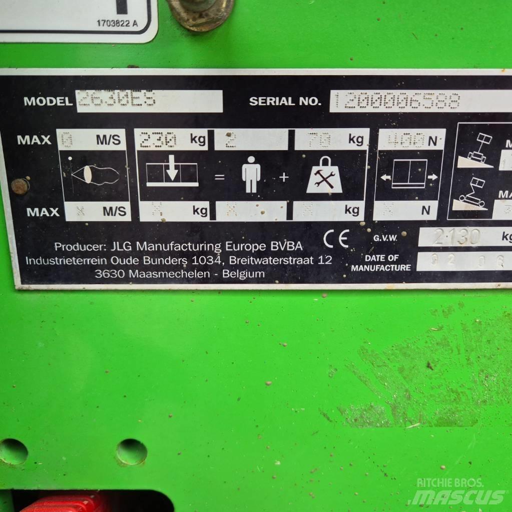 JLG 2630 ES Schaarhoogwerkers