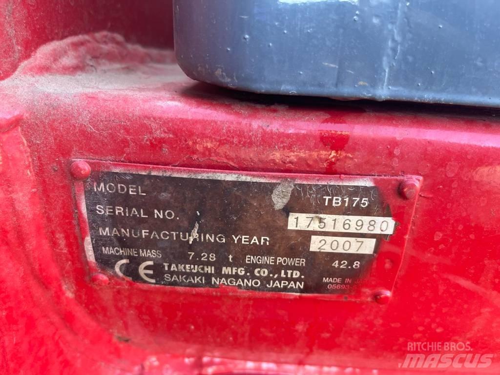 Takeuchi TB 175 Midigraafmachines 7t - 12t